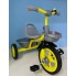 Дитячий триколісний велосипед Best Trike BS-9603 на гумових колесах Жовтий