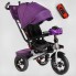 Дитячий триколісний велосипед Best Trike 6088 F-708-09 музична панель c USB Фіолетовий