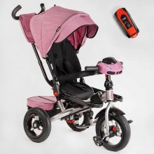 Дитячий триколісний велосипед Best Trike 6088 F-290-88 музична панель c USB Рожевий