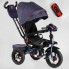 Дитячий триколісний велосипед Best Trike 6088 F-508-21 музична панель c USB Синій