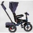 Дитячий триколісний велосипед Best Trike 6088 F-508-21 музична панель c USB Синій