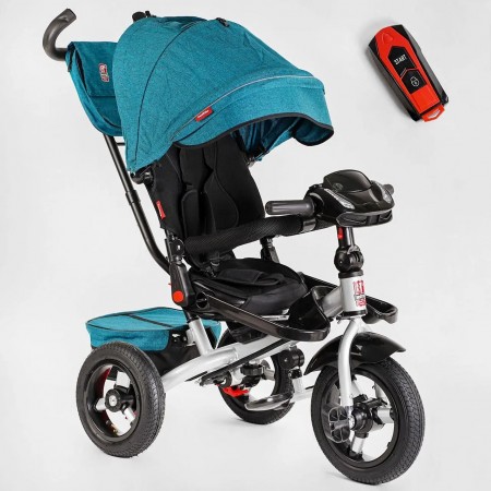 Дитячий триколісний велосипед Best Trike 6088 F-405-20 музична панель c USB Блакитний