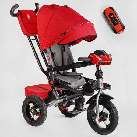 Дитячий триколісний велосипед Best Trike 6088 F-302-66 музична панель c USB Червоний