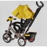 Детский трехколесный велосипед Best Trike 6588/76-504 з музичною фарою USB Колеса піна Жовий