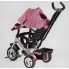 Дитячий триколісний велосипед Best Trike 6588/74-305 з музичною фарою USB Колеса піна Рожевий