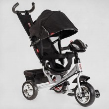 Дитячий триколісний велосипед Best Trike 6588/77-607 з музичною фарою USB Колеса піна Чорний