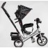 Дитячий триколісний велосипед Best Trike 6588/78-755 з музичною фарою USB Колеса піна Чорний