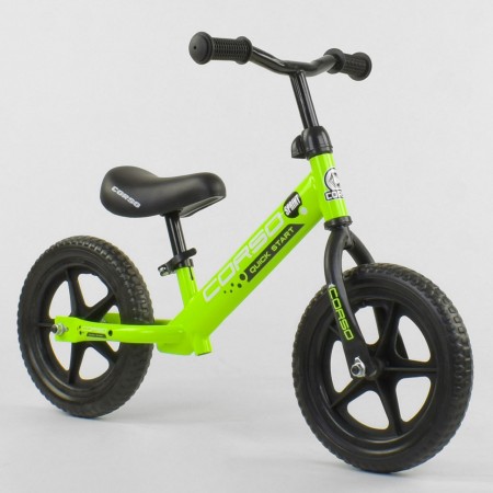 Беговел Corso 19005 Колеса пена 12" Салатовый