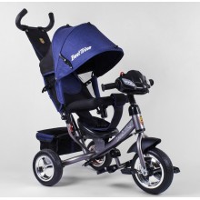 Детский трехколесный велосипед Best Trike 6588-11-020 с музыкальной панелью и световыми эффектами Синий